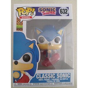 Funko Pop Sonic The Hedgehog Classic Sonic # 632 Vinyl Figure